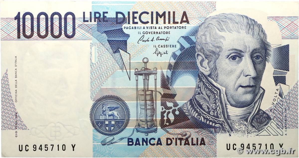 10000 Lire ITALIE  1984 P.112a SPL+
