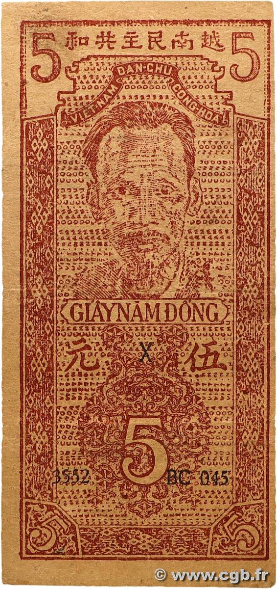 5 Dong VIETNAM  1946 P.002b fVZ
