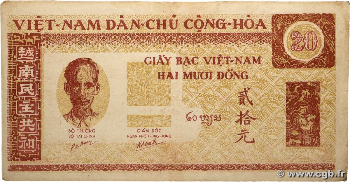20 Dong VIETNAM  1946 P.006 SS