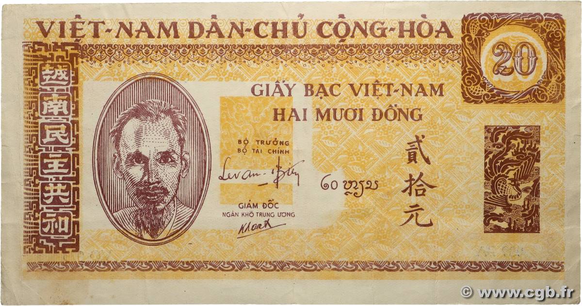 20 Dong VIETNAM  1946 P.007 fVZ