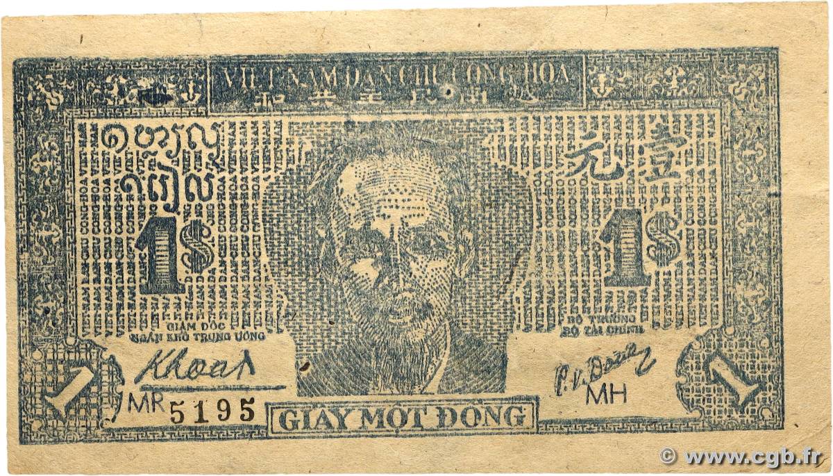 1 Dong VIETNAM  1948 P.015 VZ