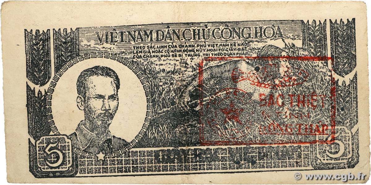 5 Dong VIET NAM   1948 P.017a TTB