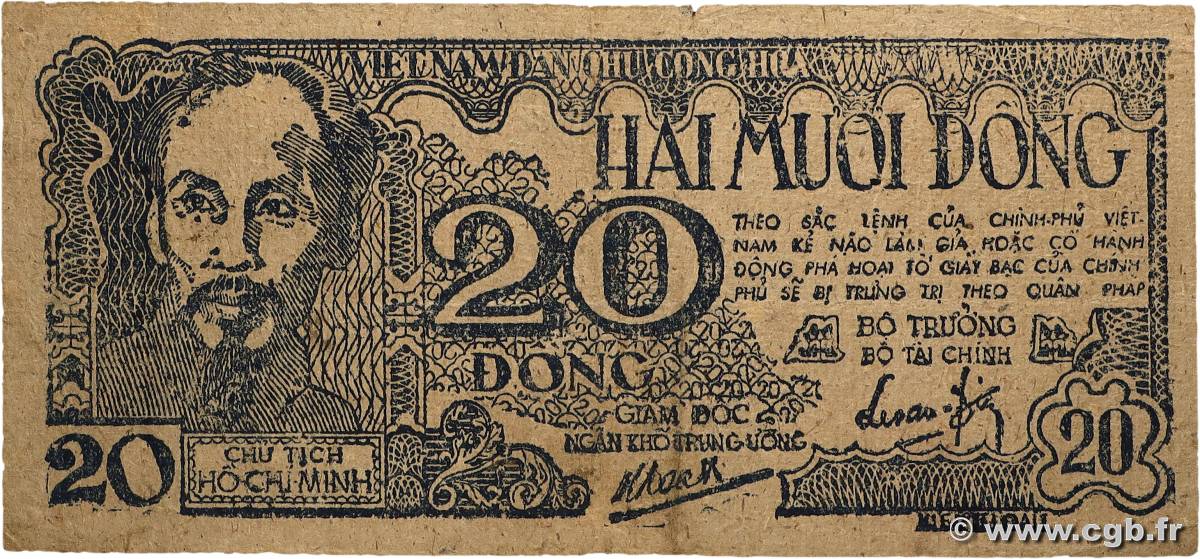 20 Dong VIETNAM  1948 P.025a q.BB