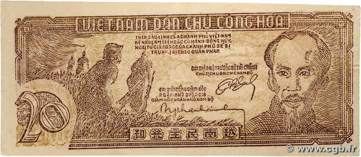 20 Dong VIET NAM   1948 P.026 pr.SUP