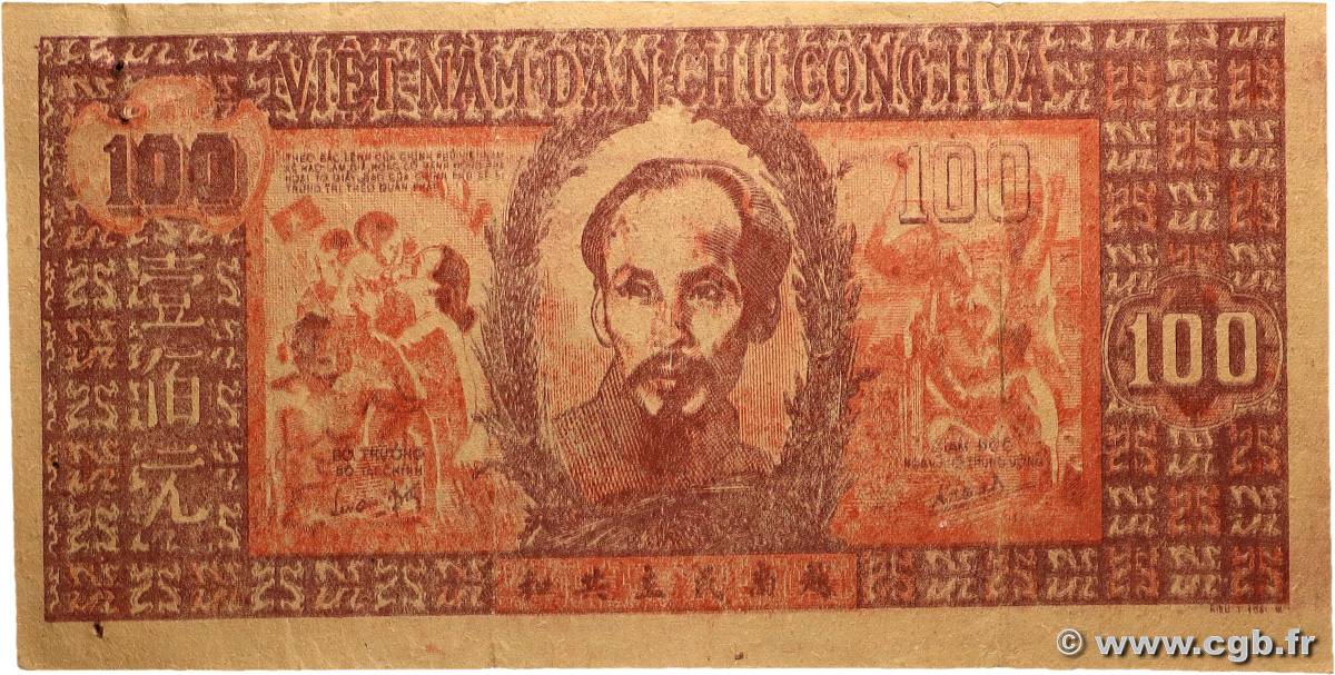 100 Dong VIETNAM  1948 P.028a VF+