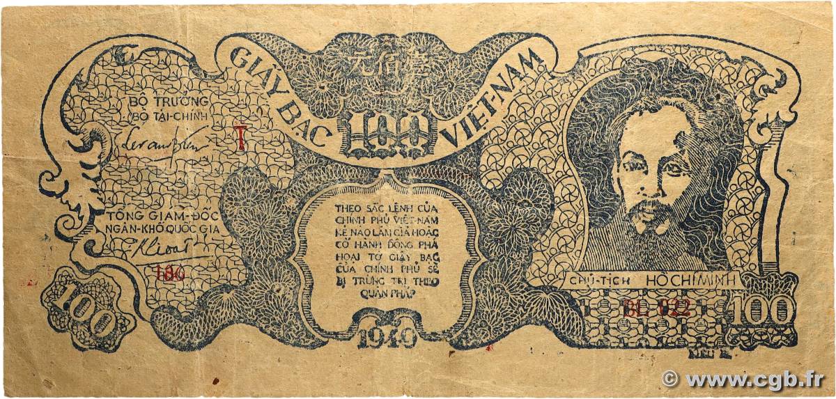 100 Dong VIETNAM  1949 P.030b SS