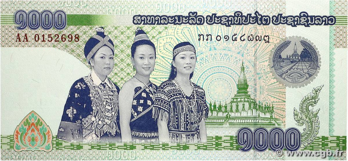 1000 Kip LAOS  2008 P.39a ST