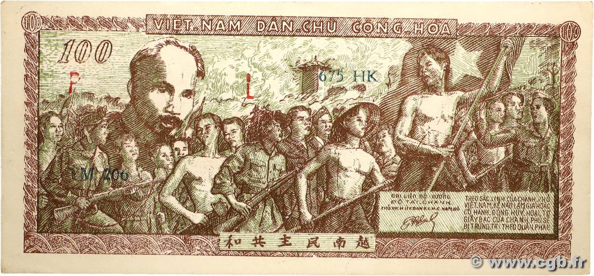 100 Dong VIETNAM  1951 P.035 fST+