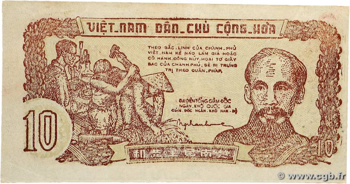 10 Dong VIETNAM  1952 P.037a VZ+