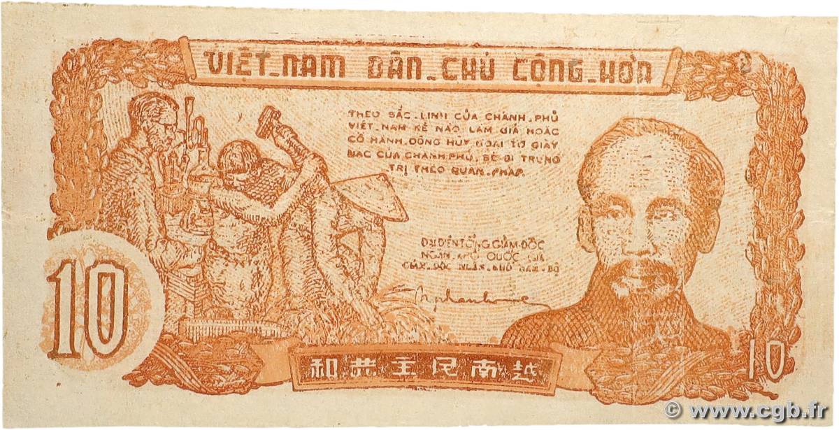 10 Dong VIETNAM  1952 P.037b VZ+