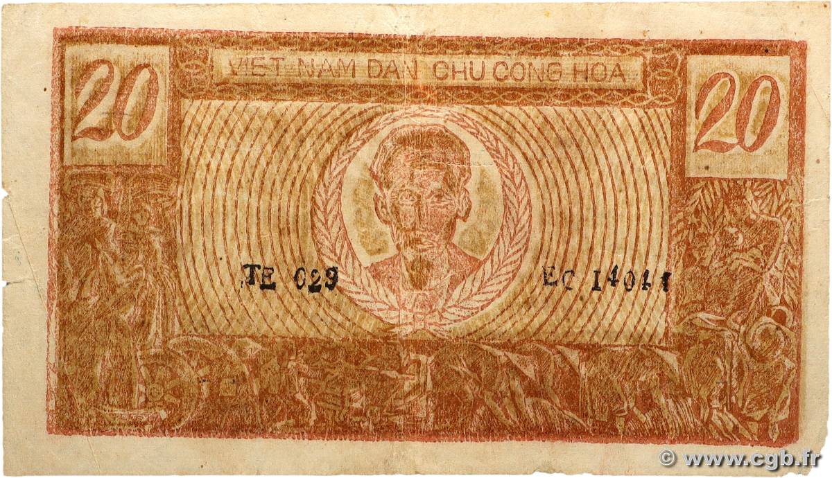 5 Dong VIETNAM  1948 P.049a var SS