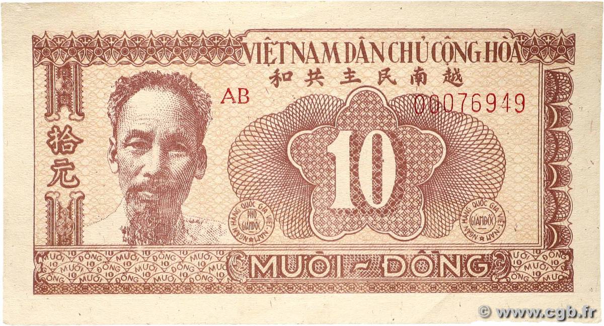 10 Dong VIET NAM   1950 P.059a SUP+
