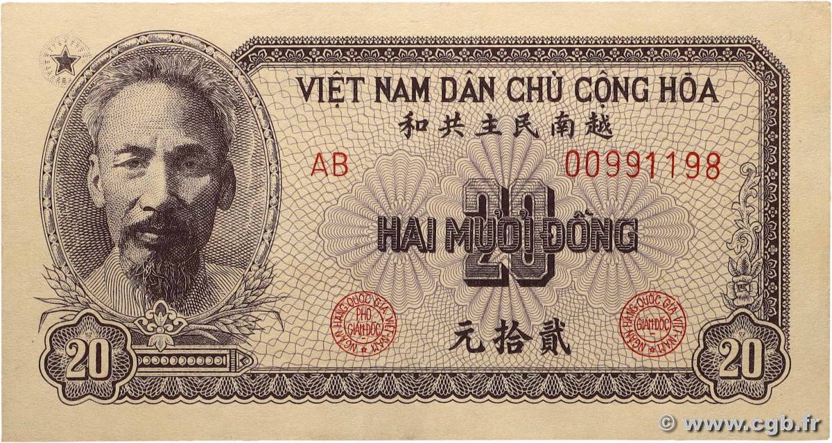 20 Dong VIETNAM  1951 P.060a fST