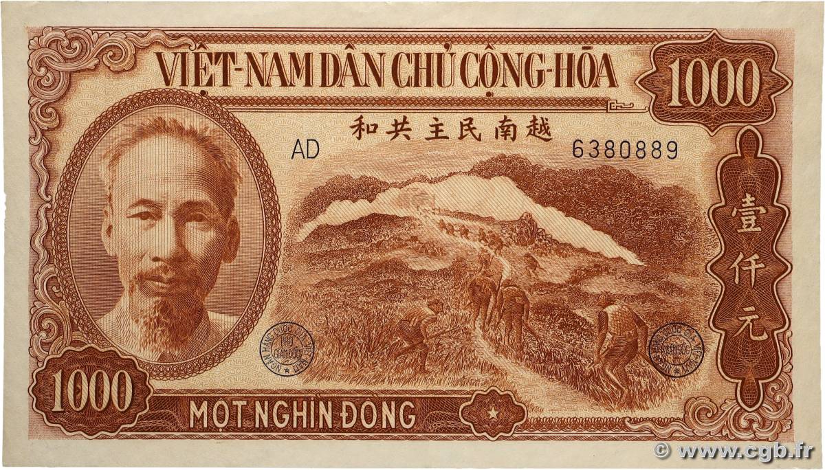 1000 Dong VIET NAM   1951 P.065a SPL
