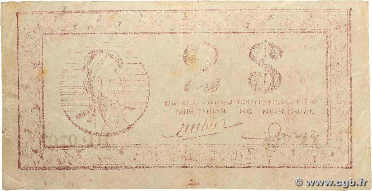 2 Dong VIETNAM  1949 P.R07 SS