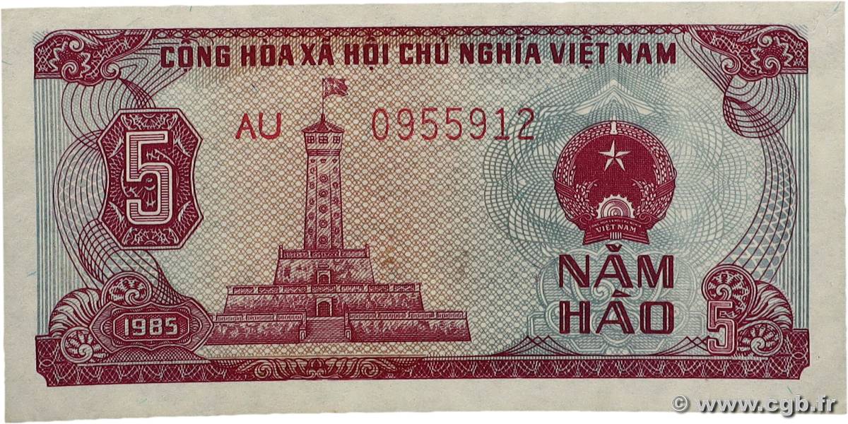 5 Hao à 500 Dong Lot VIET NAM   1985 P.089 à 099 pr.NEUF