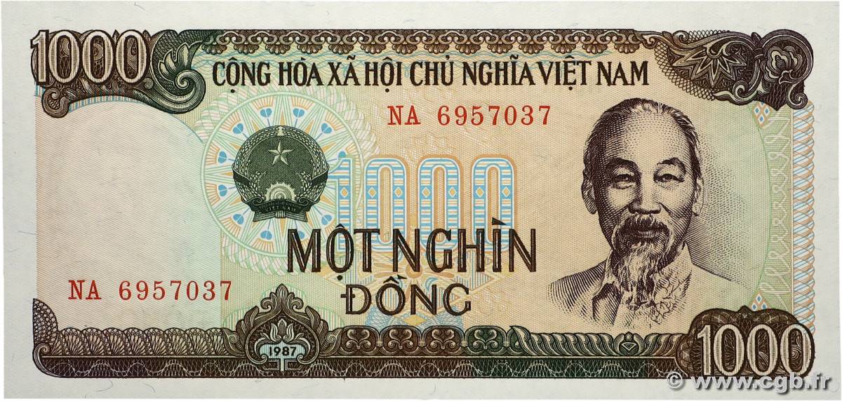 1000 Dong VIETNAM  1987 P.102a ST