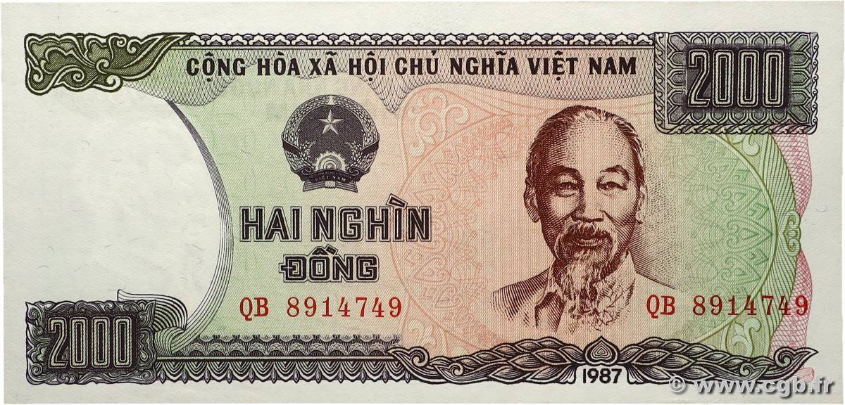 2000 Dong VIETNAM  1987 P.103a ST