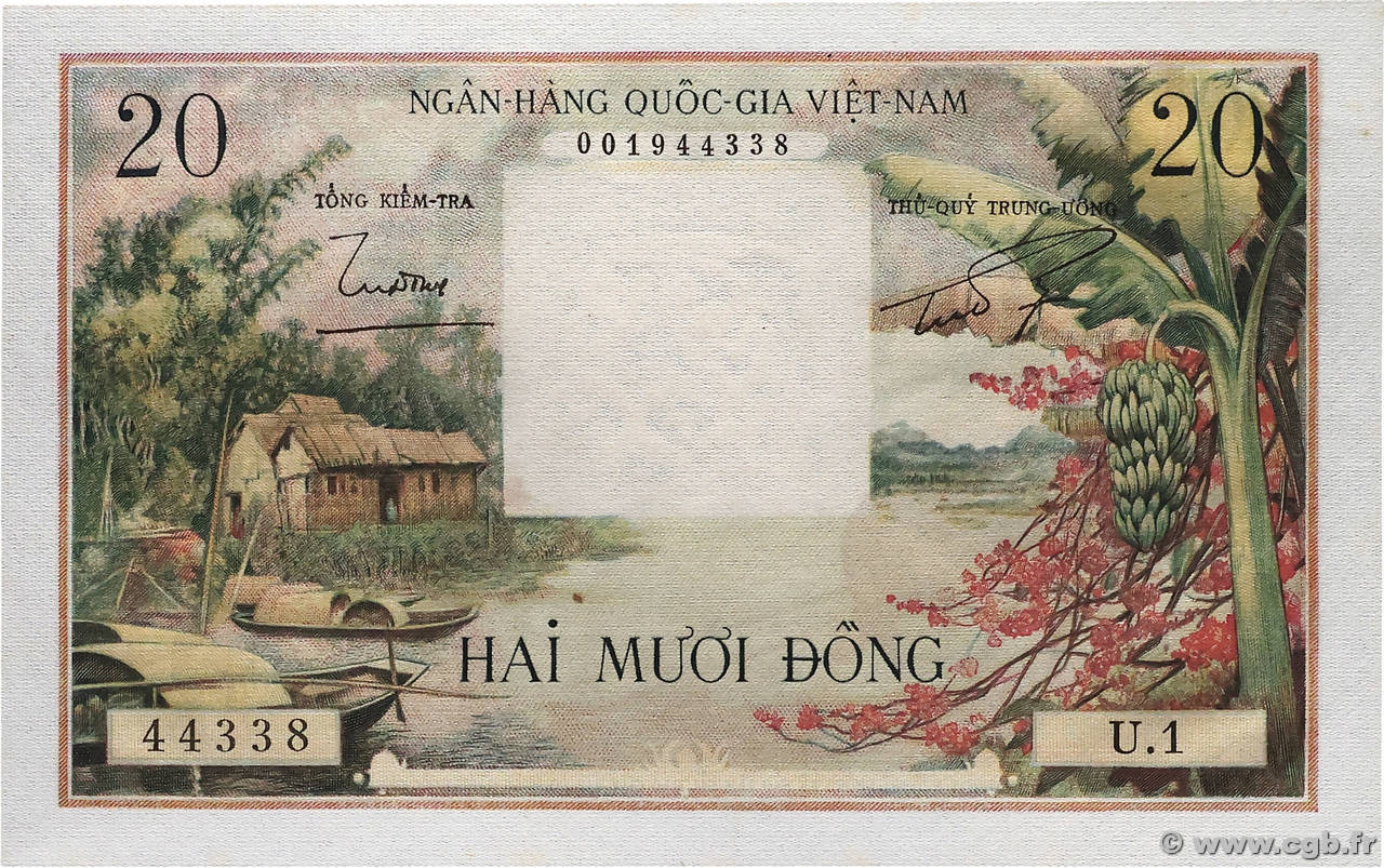 20 Dong VIET NAM SUD  1956 P.04a NEUF