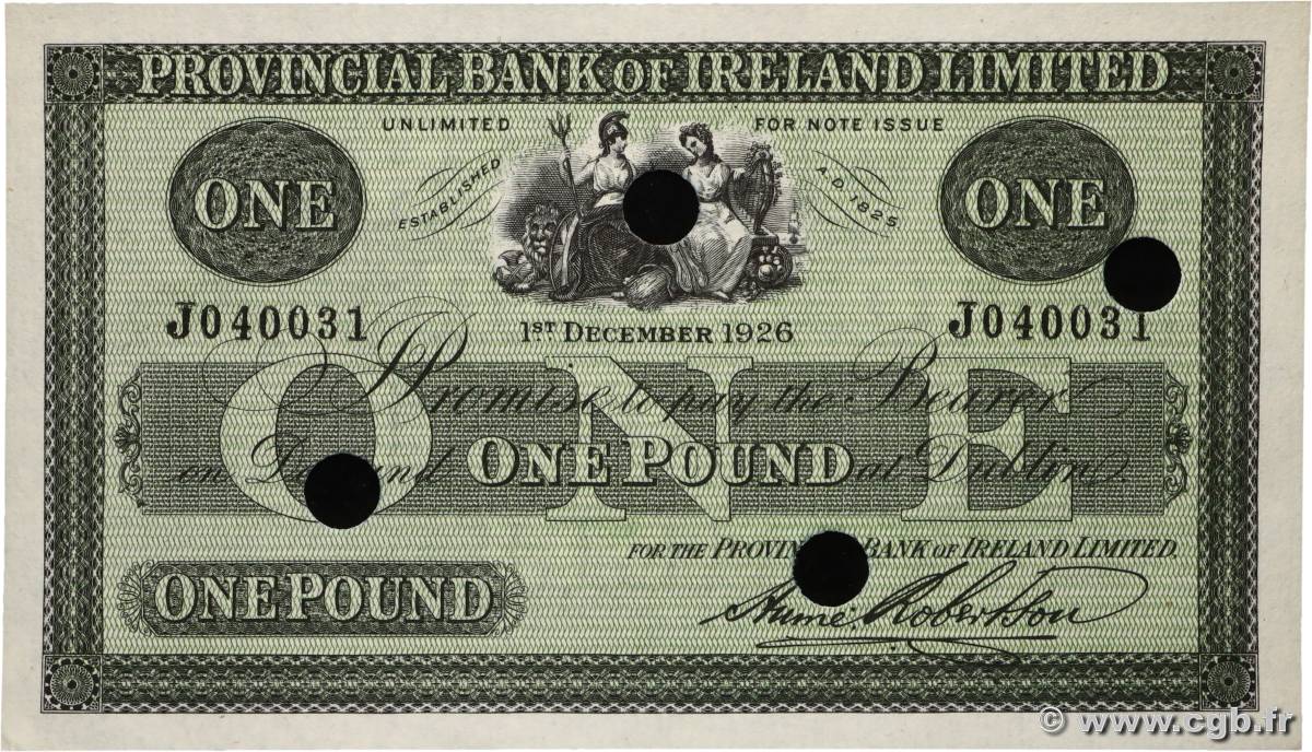 1 Pound Non émis IRLANDE  1926 P.039 NEUF