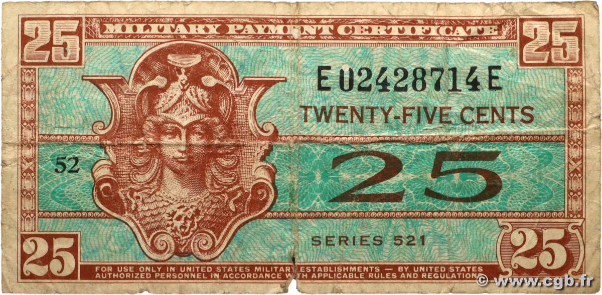 25 Cents ÉTATS-UNIS D AMÉRIQUE  1954 P.M031 B