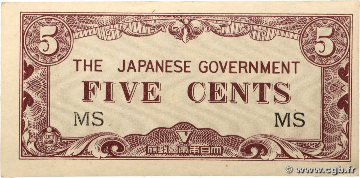 5 Cents MALAYA  1942 P.M02a pr.NEUF