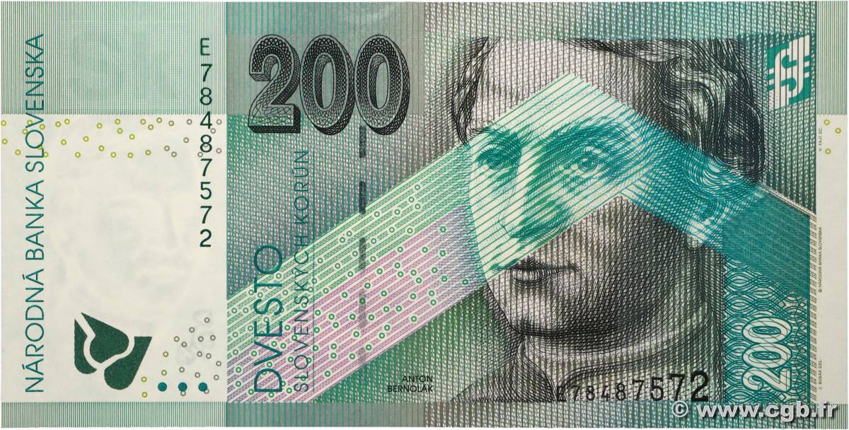 200 Korun SLOVAKIA  2006 P.45 UNC