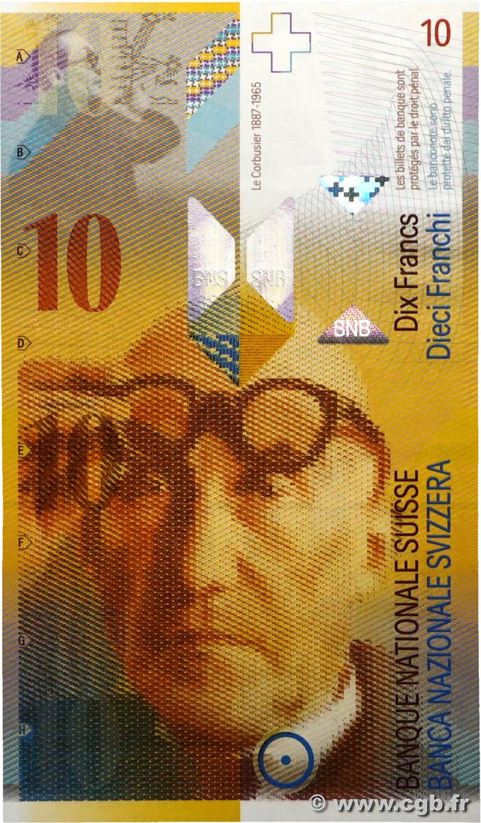 10 Francs SUISSE  2000 P.67a UNC