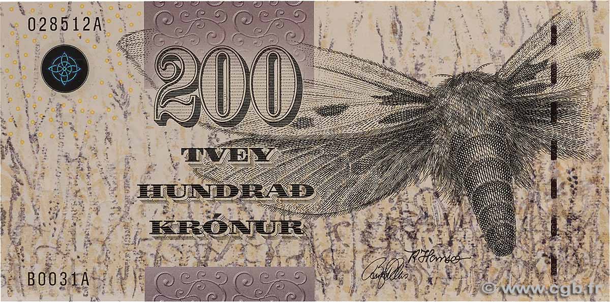 200 Kronur ÎLES FEROE  2003 P.26 NEUF