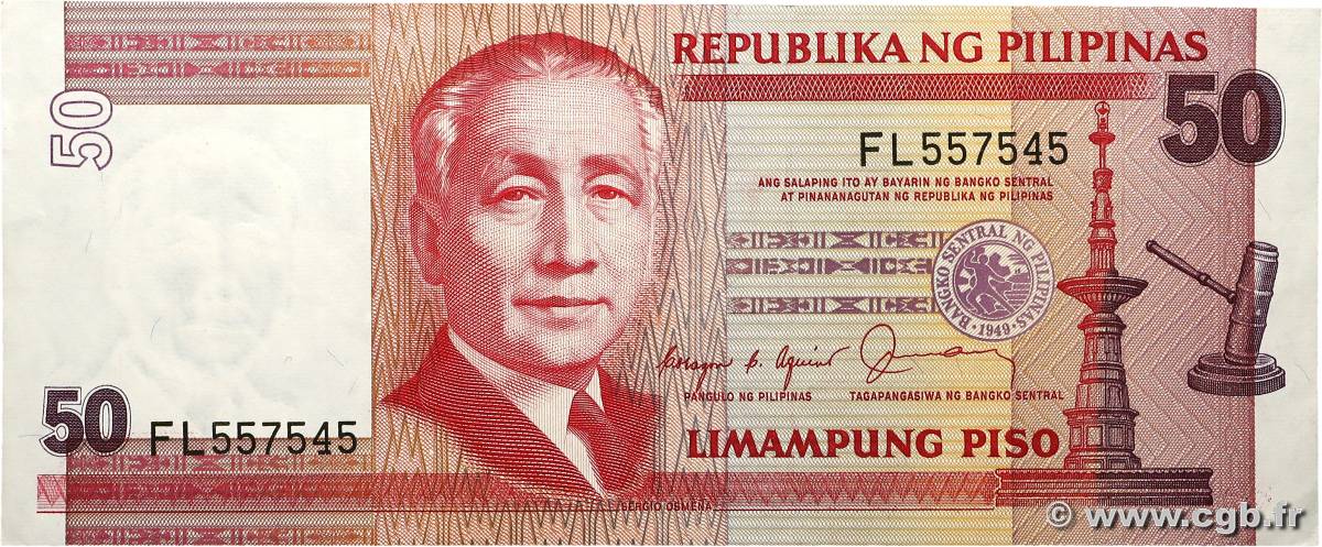 50 Pesos PHILIPPINEN  1987 P.171a VZ