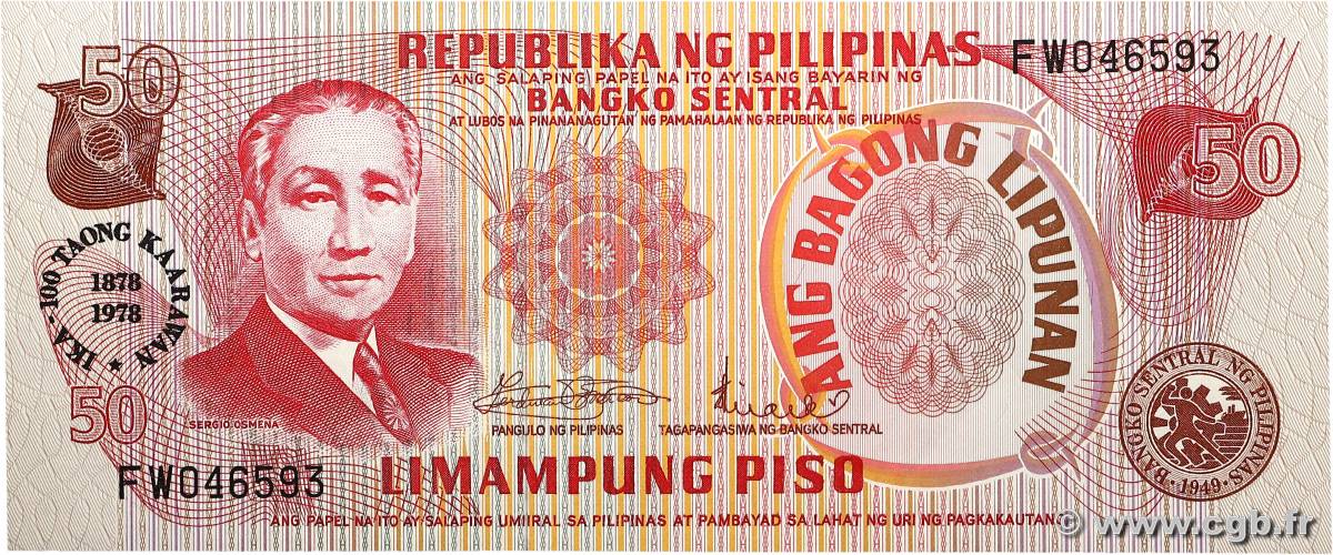 50 Pesos Commémoratif PHILIPPINES  1978 P.165 NEUF