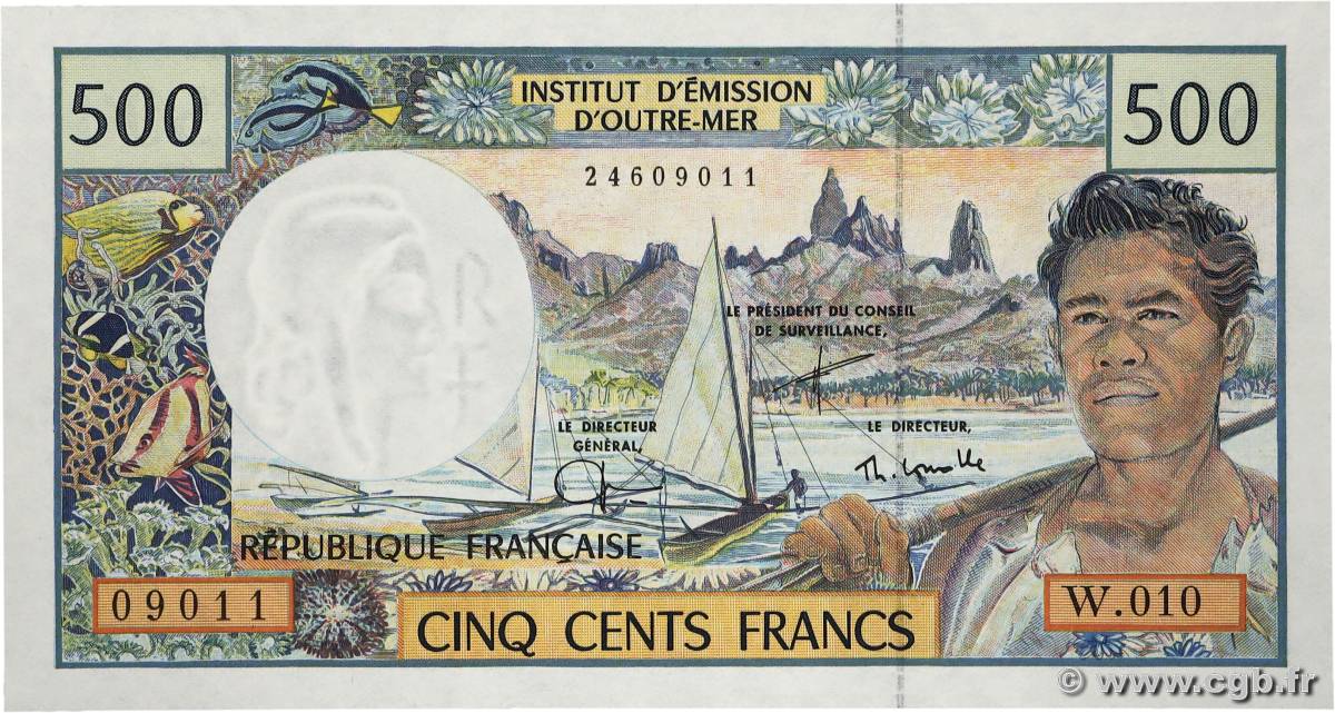 500 Francs POLYNÉSIE, TERRITOIRES D OUTRE MER  2000 P.01e NEUF