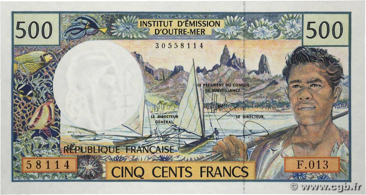 500 Francs POLYNÉSIE, TERRITOIRES D OUTRE MER  2000 P.01f NEUF