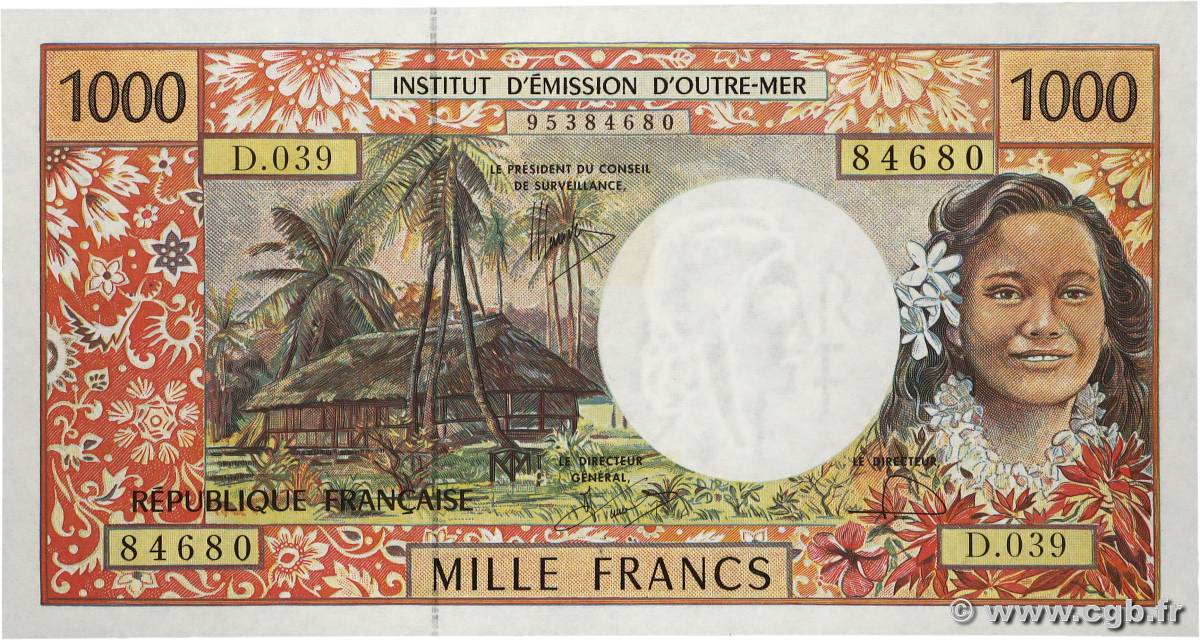 1000 Francs POLYNÉSIE, TERRITOIRES D OUTRE MER  2009 P.02j SPL