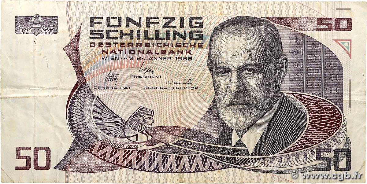 50 Schilling AUSTRIA  1986 P.149 F