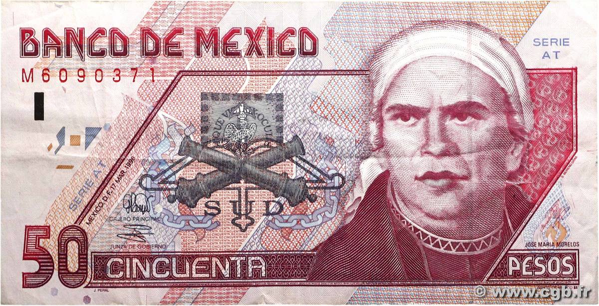 50 Pesos MEXIQUE  1998 P.107a TB+