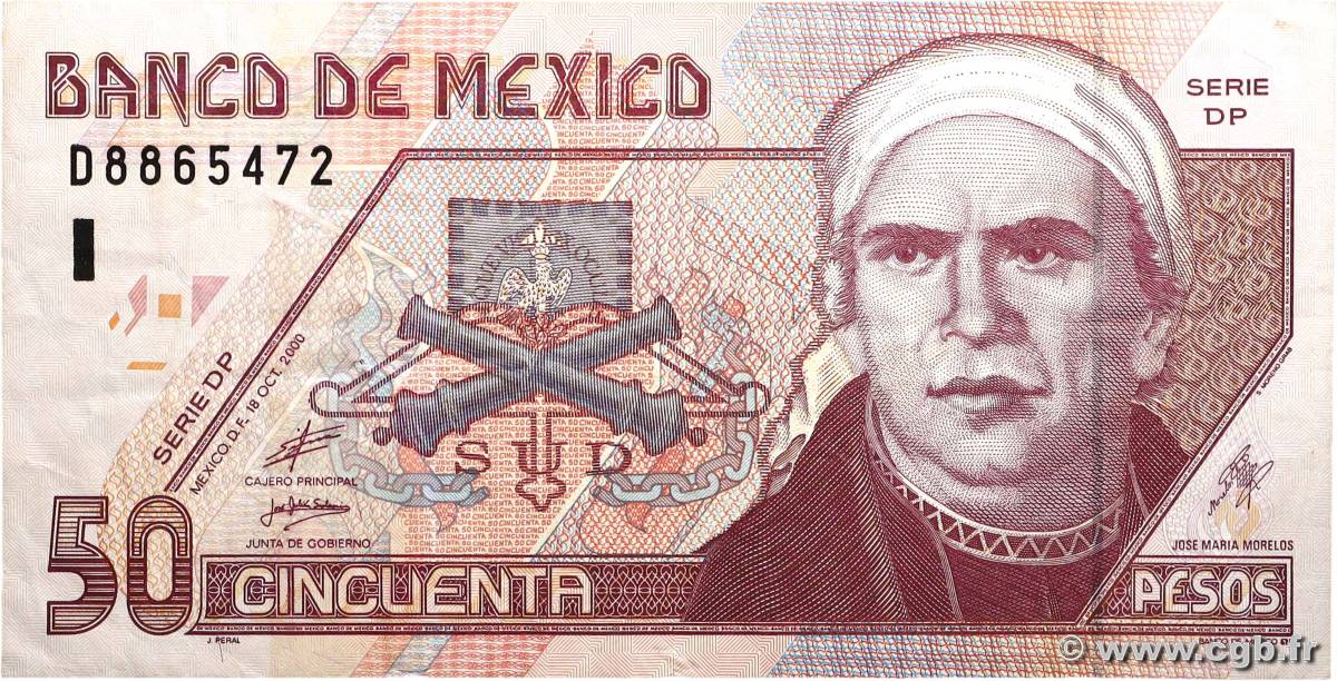 50 Pesos MEXIQUE  2000 P.117a TB+