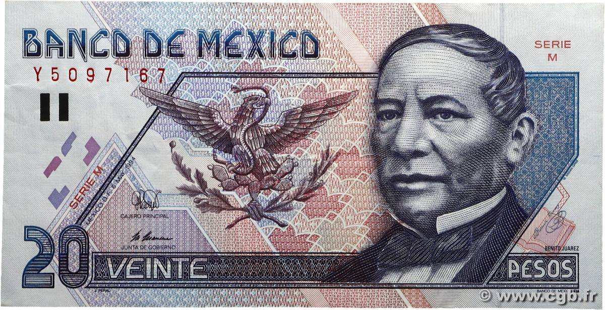 20 Pesos MEXIQUE  1994 P.106a TTB