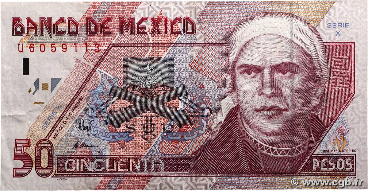 20 Pesos MEXICO  1996 P.106b VF