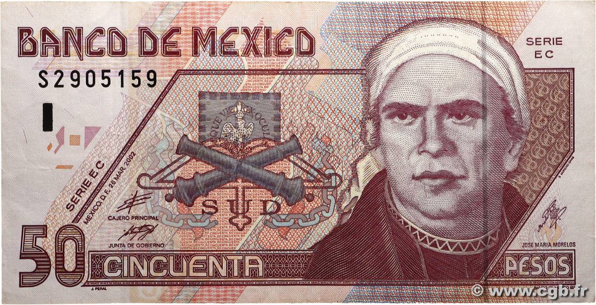 50 Pesos MEXIQUE  2002 P.117b TB+