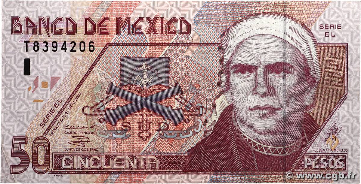50 Pesos MEXIQUE  2003 P.117b TTB
