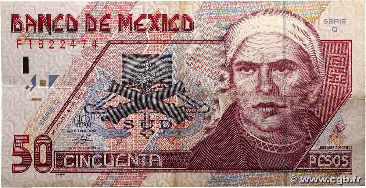 50 Pesos MEXIQUE  1994 P.107a TTB+