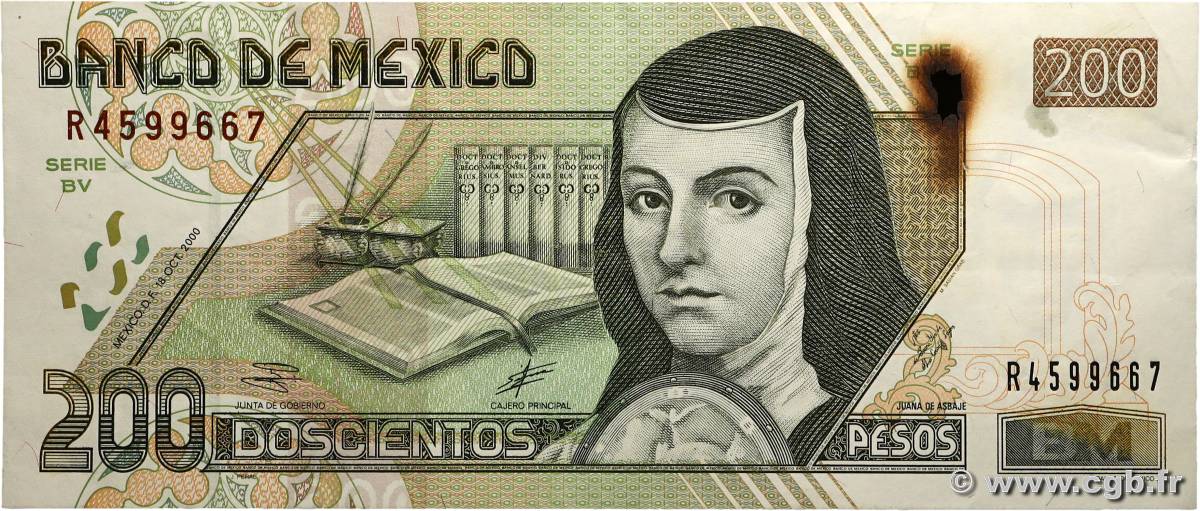 200 Pesos MEXIQUE  2000 P.119a TB+