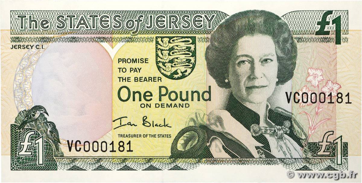 1 Pound JERSEY  2000 P.26a NEUF