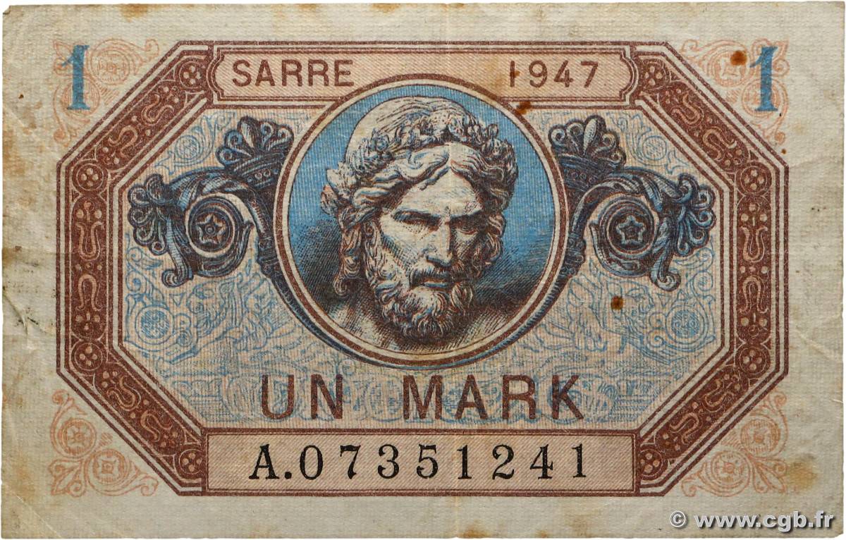 1 Mark SARRE FRANCE  1947 VF.44.01 TB+