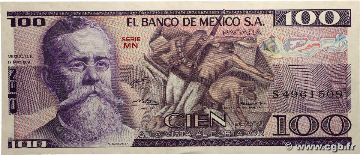 100 Pesos MEXICO  1979 P.068c VZ