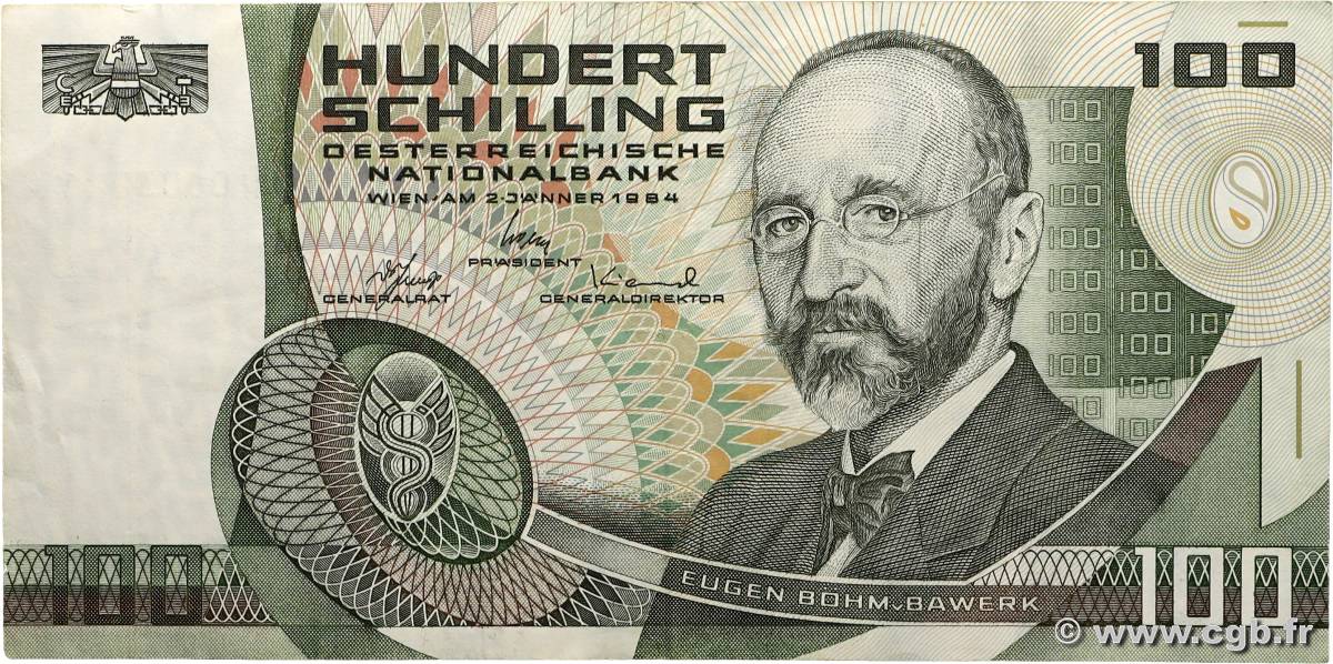 100 Schilling ÖSTERREICH  1984 P.150 SS