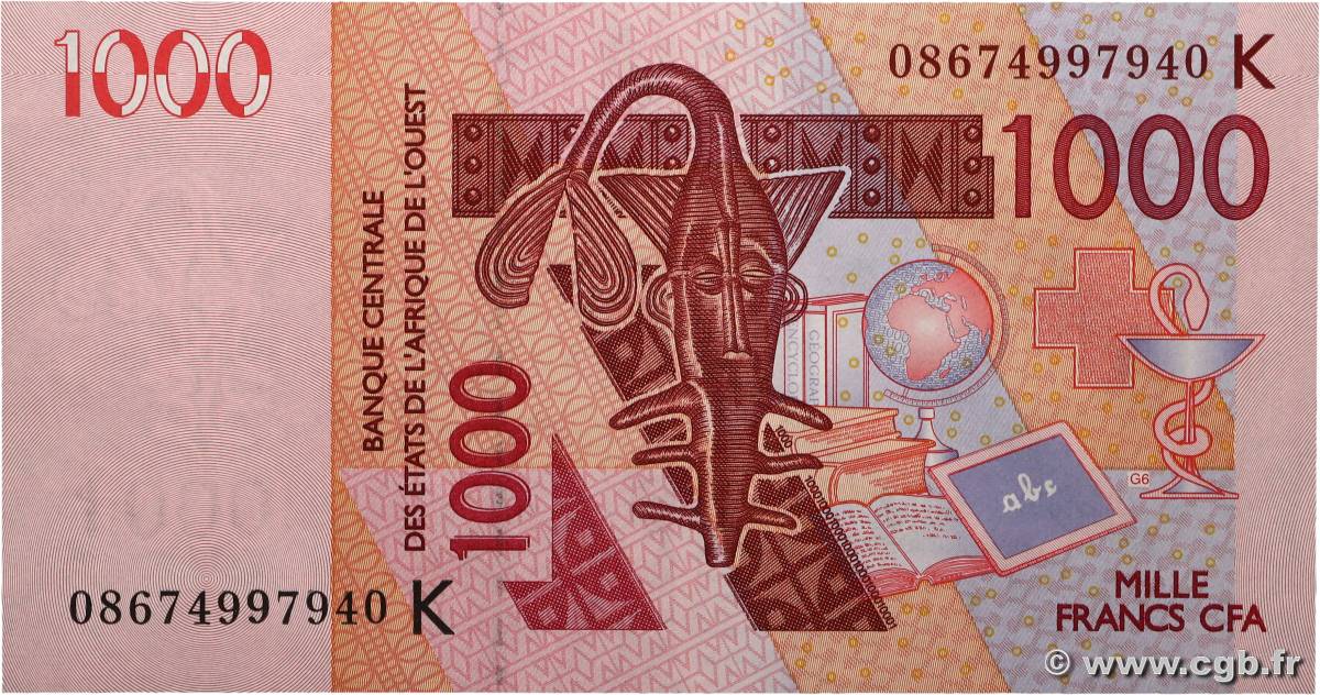 1000 Francs ÉTATS DE L AFRIQUE DE L OUEST  2008 P.715Kf NEUF