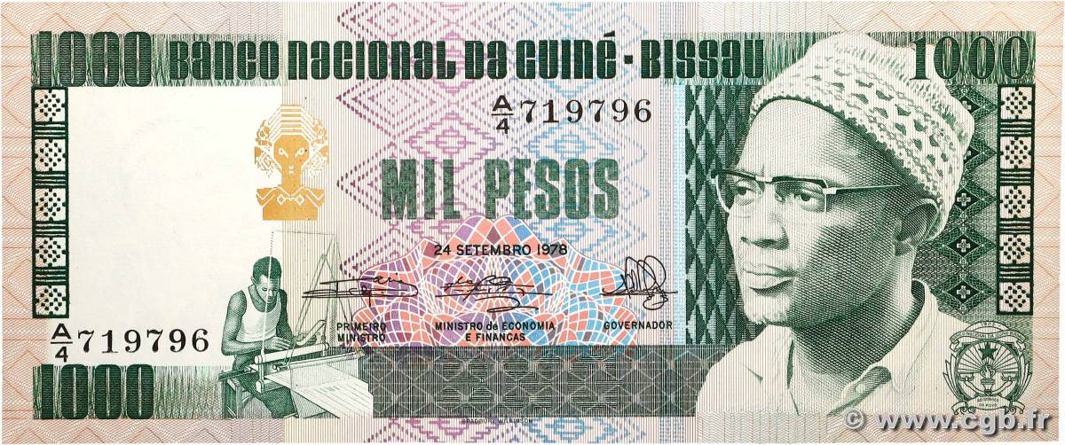 1000 Pesos GUINÉE BISSAU  1978 P.08b NEUF