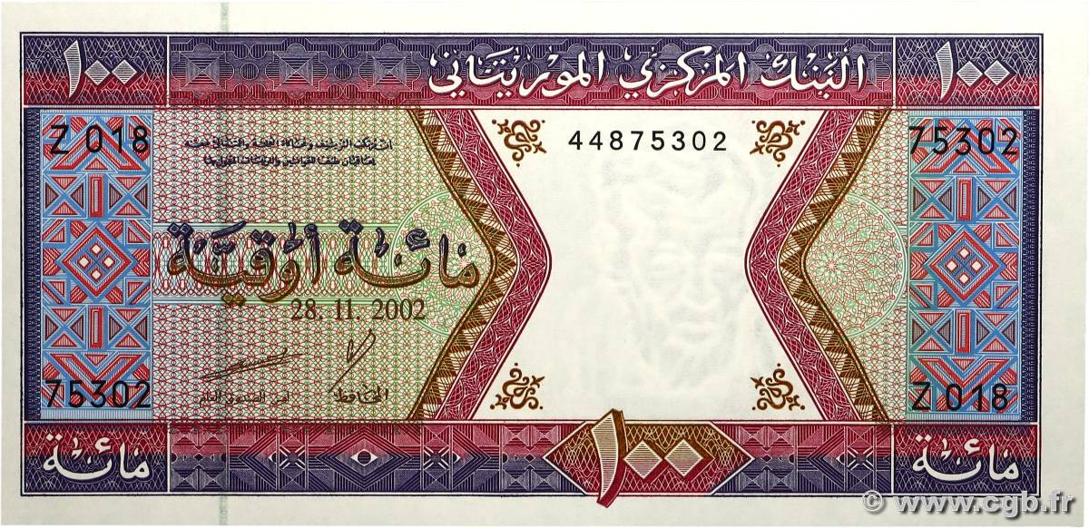 100 Ouguiya MAURITANIE  2002 P.04k NEUF